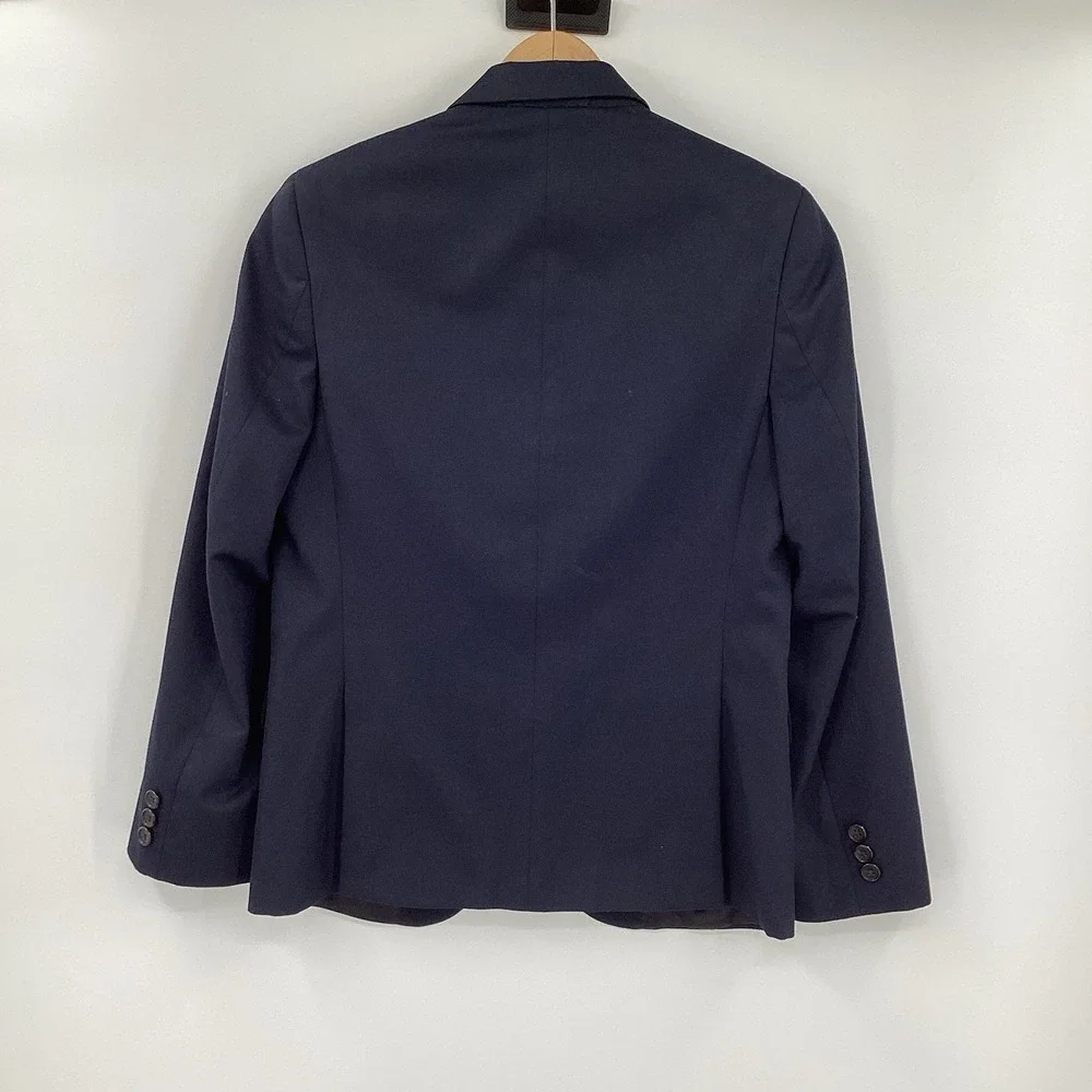 LAUREN RALPH LAUREN Boys Navy Blue Sport‎ Coat Suit Blazer 14R